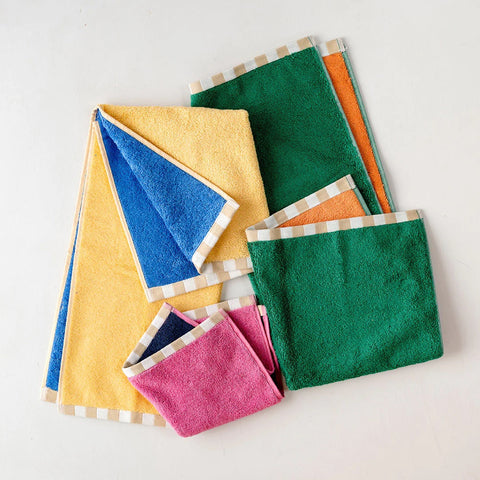 SERVIETTE COTON - BICOLORE