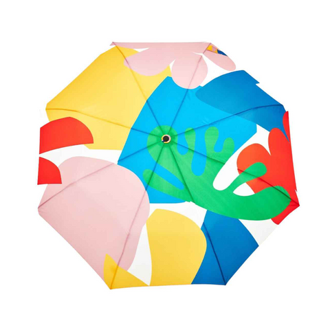 PARAPLUIE COLORÉ PLASTIQUE RECYCLÉ - MOTIFS