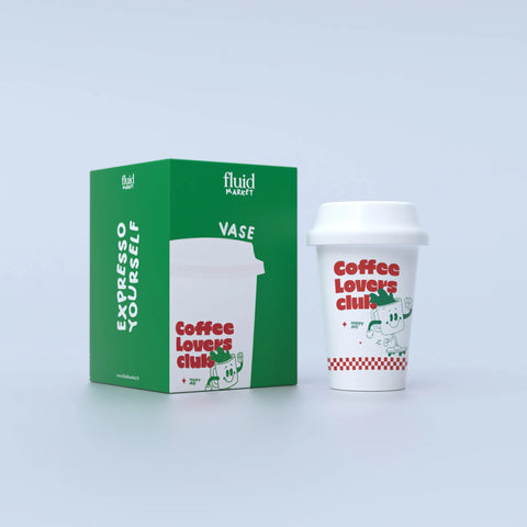 VASE CERAMIQUE - CUP OF COFFEE