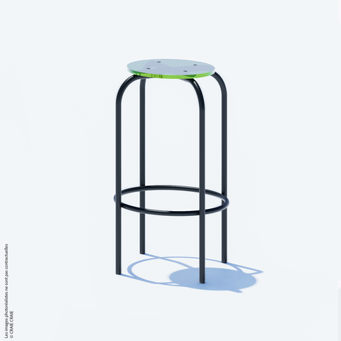 NEW TABOURET HAUT - PLEXIGLASS ACRYLIQUE