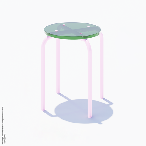 NEW TABOURET - PLEXIGLASS ACRYLIQUE