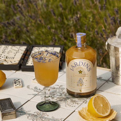 COCKTAIL APÉRITIF SANS ALCOOL - JARDINS FLEURIS FLEURS DE SUREAU BERGAMOTE