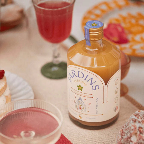 COCKTAIL APÉRITIF SANS ALCOOL - JARDINS FLEURIS FLEURS DE SUREAU BERGAMOTE