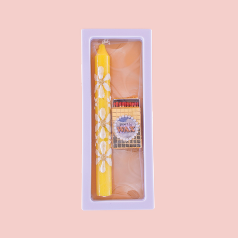 COFFRET BOUGIE + ALLUMETTES - PAILLETTES ET STRASS