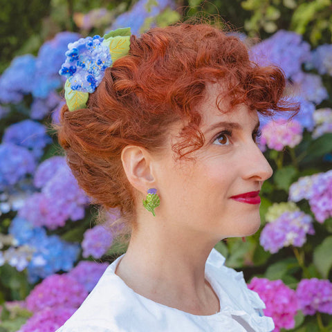 PINCE À CHEVEUX - FLEURS (FLOWER POWER)
