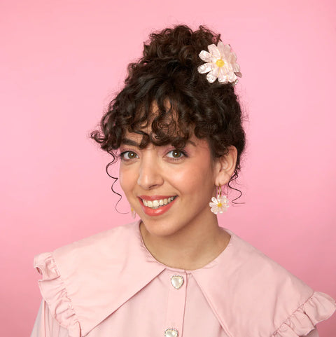 PINCE À CHEVEUX - FLEURS (FLOWER POWER)