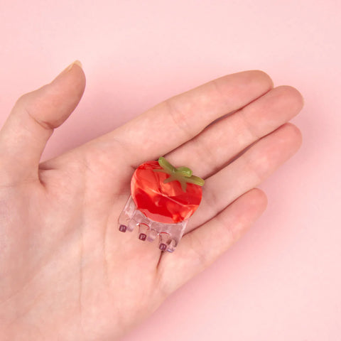 MINI PINCE À CHEVEUX - TOMATE CERISE