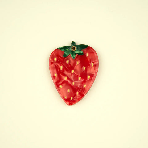 MIROIR DE POCHE - FRAISE