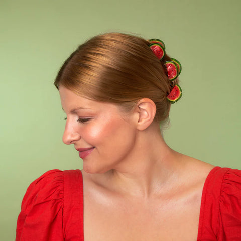 MINI PINCE À CHEVEUX - PASTEQUE