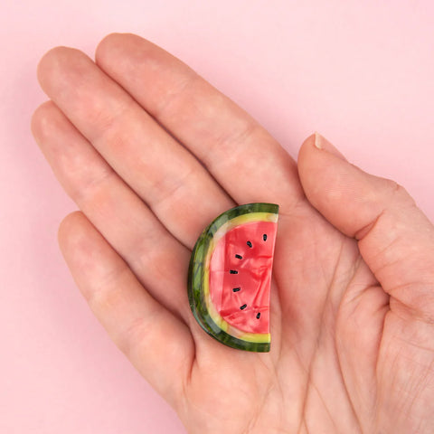 MINI PINCE À CHEVEUX - PASTEQUE