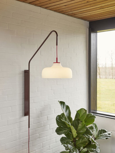 APPLIQUE LUMINEUSE MURALE - ROUGE & BORDEAU