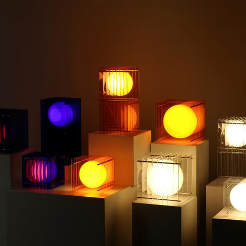 LAMPE À POSER - CARRÉ COULEURS