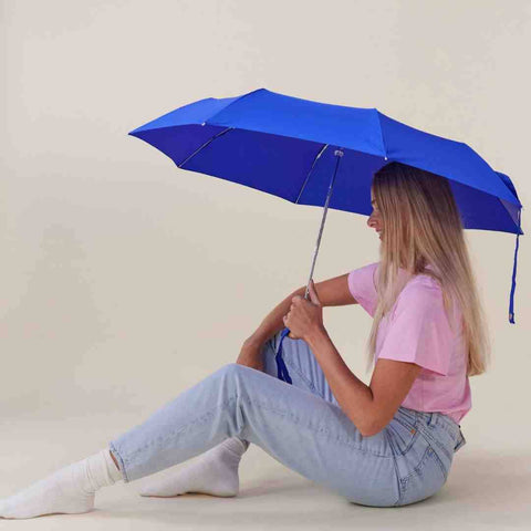 PARAPLUIE COLORÉ PLASTIQUE RECYCLÉ - UNI