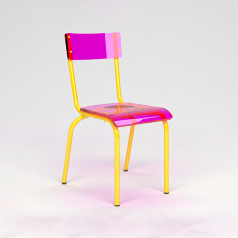 CHAISE - PLEXIGLASS ACRYLIQUE