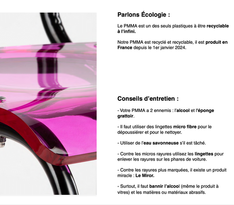 NEW TABOURET - PLEXIGLASS ACRYLIQUE