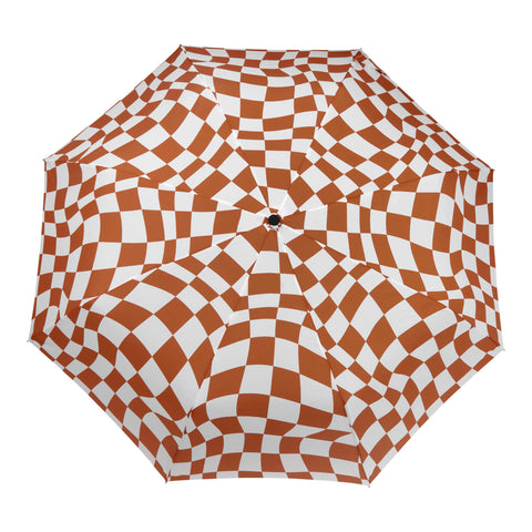 PARAPLUIE COLORÉ PLASTIQUE RECYCLÉ - MOTIFS