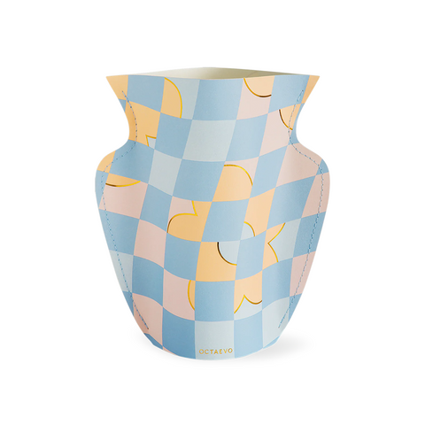 VASE & CARD - HAND-STITCHED PAPER