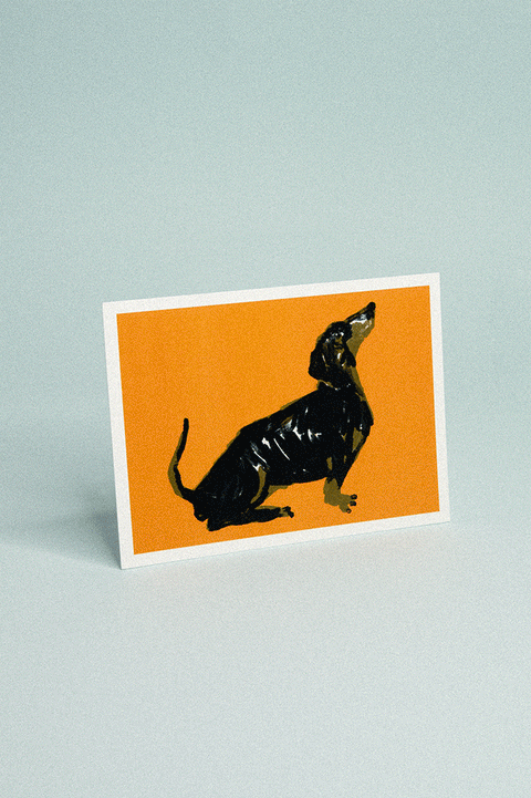 CARTE DE VOEUX - CHIEN