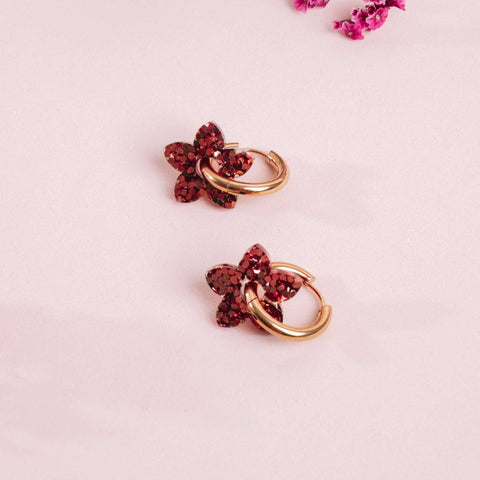 BOUCLES D'OREILLES PAILLETTES - CREOLES TIARÉ