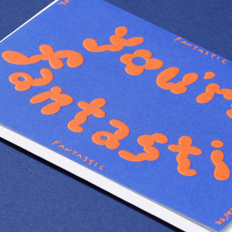CARTE DE VOEUX RELIEF - YOU'RE FANTASTIC