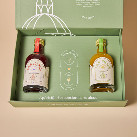 COCKTAIL APÉRITIF SANS ALCOOL - JARDINS COFFRET DUO
