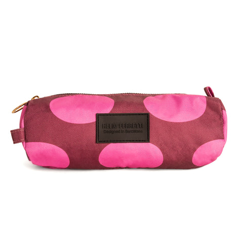 TROUSSE À CRAYONS - POIS BICOLORES