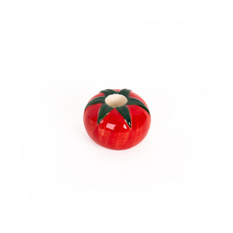 BOUGEOIR CERAMIQUE - TOMATE
