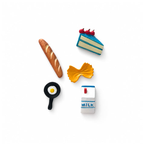 SET 5 MAGNETS - PETIT DEJEUNER
