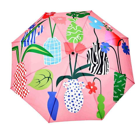 PARAPLUIE COLORÉ PLASTIQUE RECYCLÉ - MOTIFS