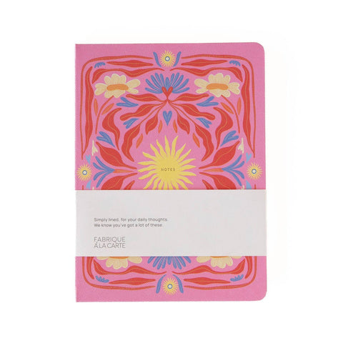 CARNET LIGNES A5 - SUN ROSE