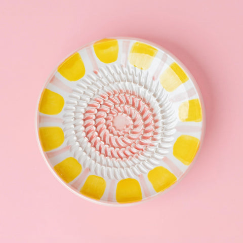 PETITE ASSIETTE RÂPE A AIL ET LEGUMES - CERAMIQUE
