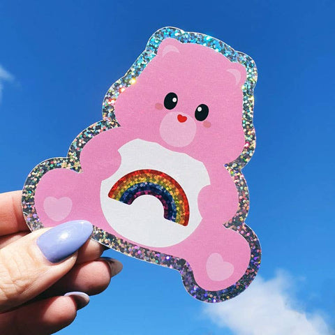 STICKER BRILLANT - BISOUNOURS ROSE