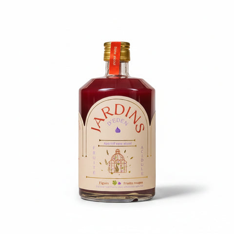 COCKTAIL APÉRITIF SANS ALCOOL -  JARDINS D'EDEN FIGUE & FRUITS ROUGES