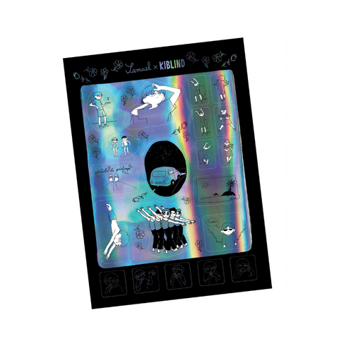 ILLUSTRATION A3 & STICKER HOLOGRAPHIQUE - EMILIE TRONCHE