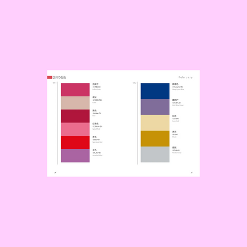 LIVRE DESIGN - DICTIONAIRE JAPONAIS DES COMBINAISONS DE COULEURS (vol. 2)