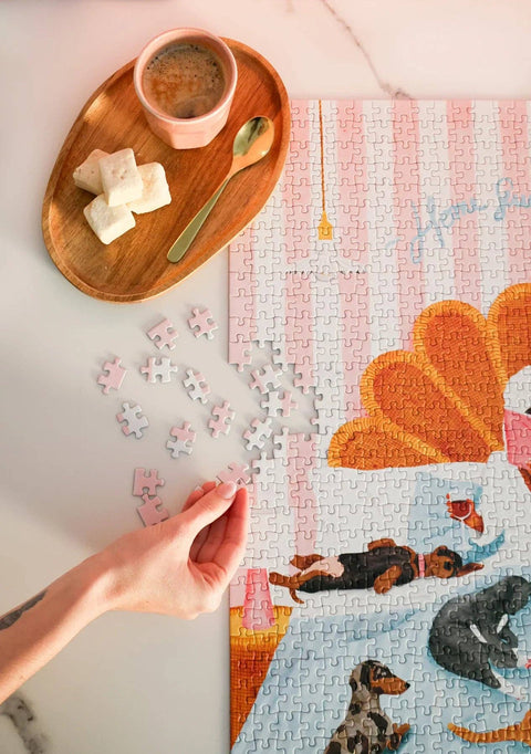 PUZZLE 1000 PIECES ILLUSTRÉ - HOME SWEET HOME