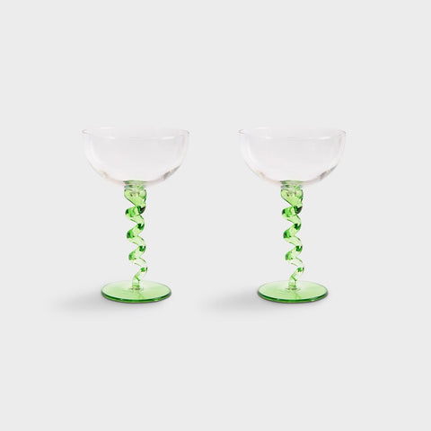 COUPES COCKTAILS - SPIRALE (LOT DE 2)