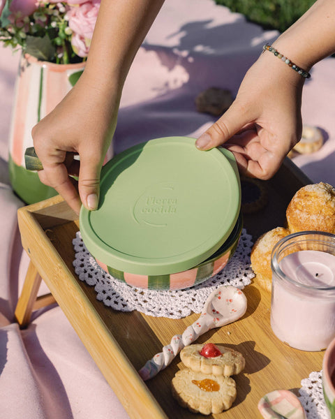 BOL CERAMIQUE RAPE A AIL ET LEGUMES - RAYURES