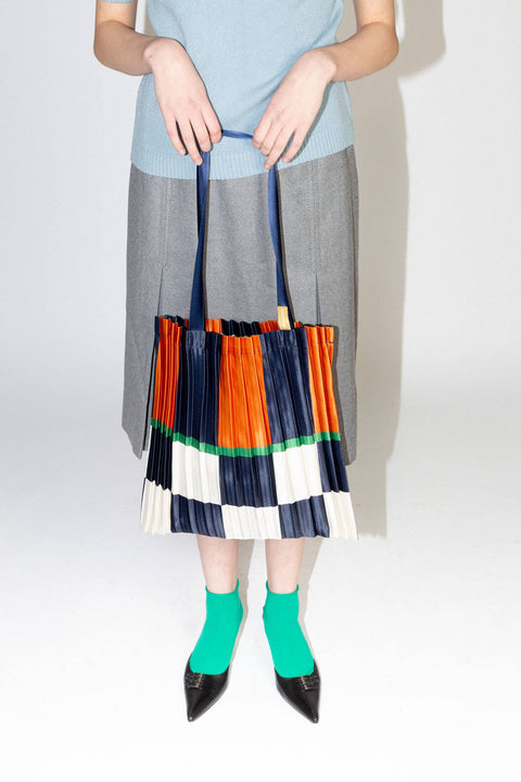 TOTE BAG - PLEATED