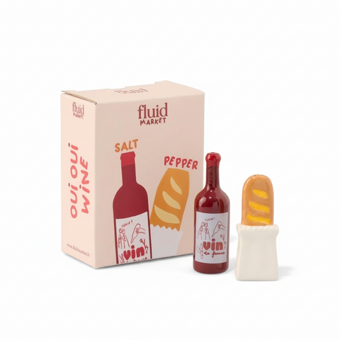 SALIÈRE POIVRIÈRE - BAGUETTE & VIN
