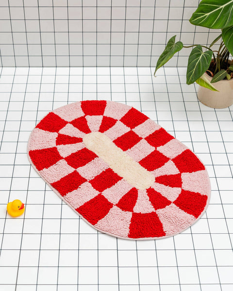 TAPIS DE BAIN CARREAUX - RITA