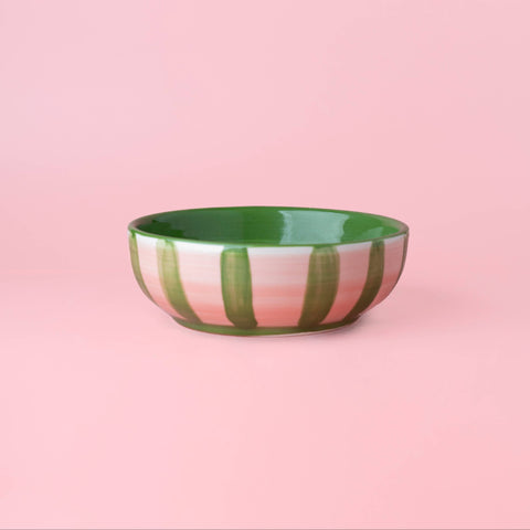 BOL CERAMIQUE RAPE A AIL ET LEGUMES - RAYURES