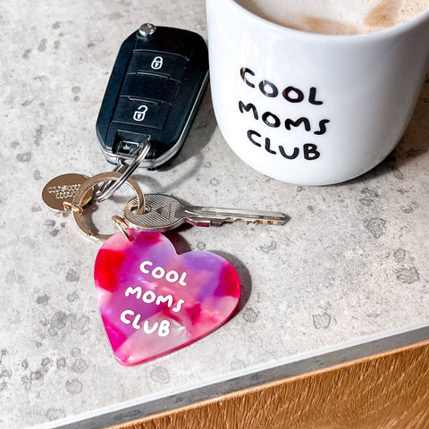 PORTE CLES COEUR - COOL MOMS CLUB