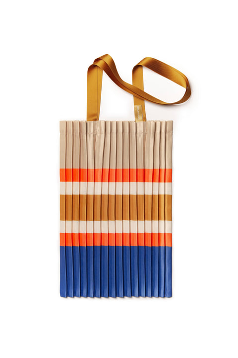 TOTE BAG LEGER GRAPHIQUE - SOIE SYNTHETIQUE PLISSÉE