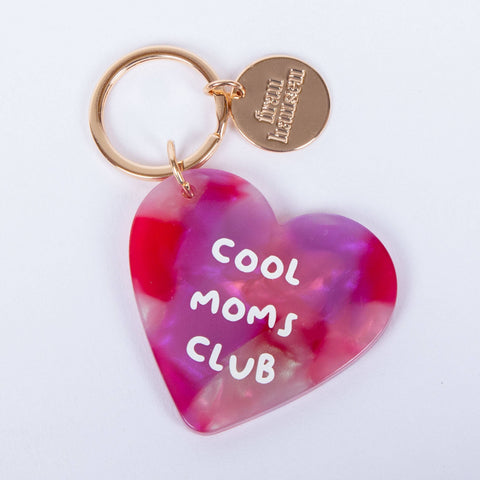 PORTE CLES COEUR - COOL MOMS CLUB