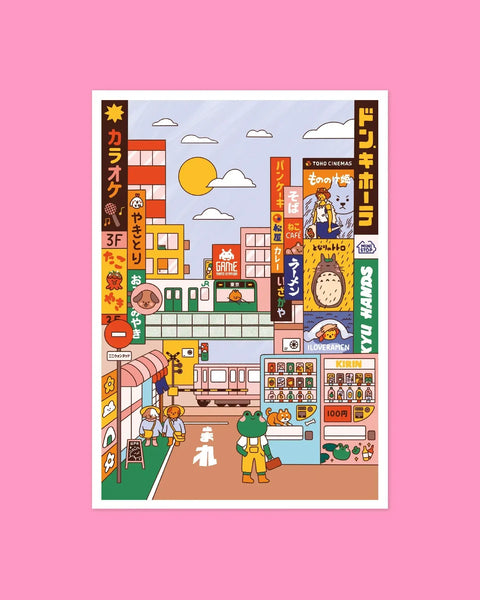 ILLUSTRATION A4 JAPON - DAY IN TOKYO