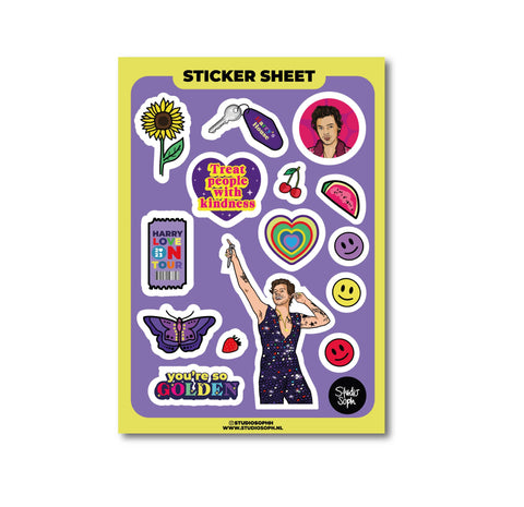 PLANCHE 15 STICKERS - HARRY STYLES