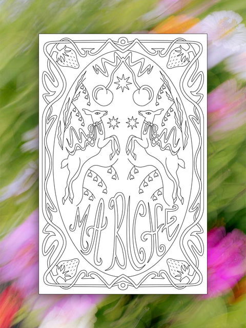CARNET DE COLORIAGE - BESTIAIRE DES EXPRESSIONS