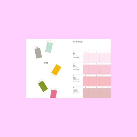 LIVRE DESIGN - DICTIONAIRE JAPONAIS DES COMBINAISONS DE COULEURS (vol. 2)