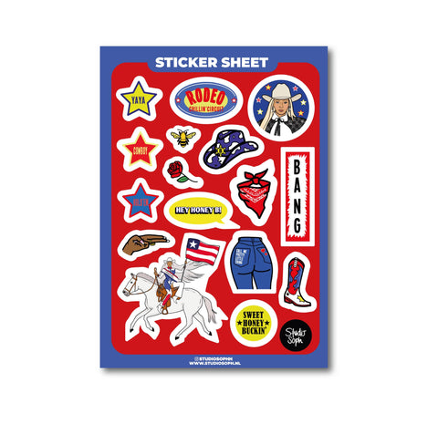 PLANCHE 15 STICKERS - BEYONCE